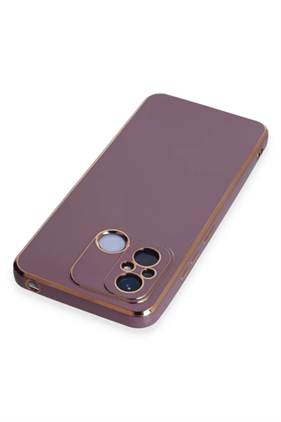Xiaomi Redmi 12C Kılıf Volet Silikon - Mor