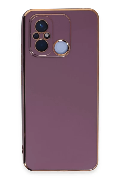 Xiaomi Redmi 12C Kılıf Volet Silikon - Mor