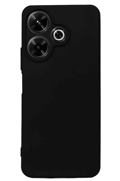 Xiaomi Redmi 13 4G Kılıf First Silikon - Siyah