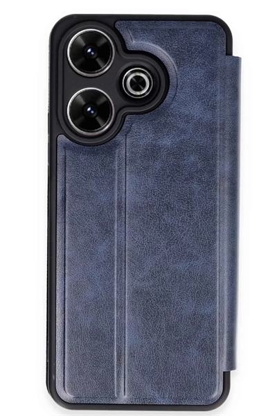 Xiaomi Redmi 13 4G Kılıf Flip Cover - Lacivert