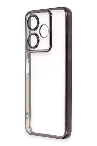 Xiaomi Redmi 13 4G Kılıf Lensli Silikon - Siyah