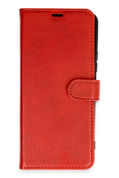 Xiaomi Redmi 13 4G Kılıf Trend S Plus Kapaklı Kılıf - Kırmızı
