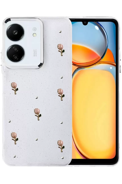 Xiaomi Redmi 13C Fiyonk Desenli Kapak - Desen 6