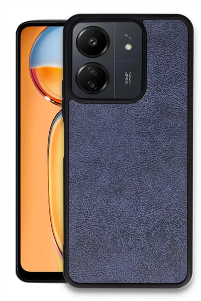Xiaomi Redmi 13C Kılıf Aras Deri Kapak - Lacivert