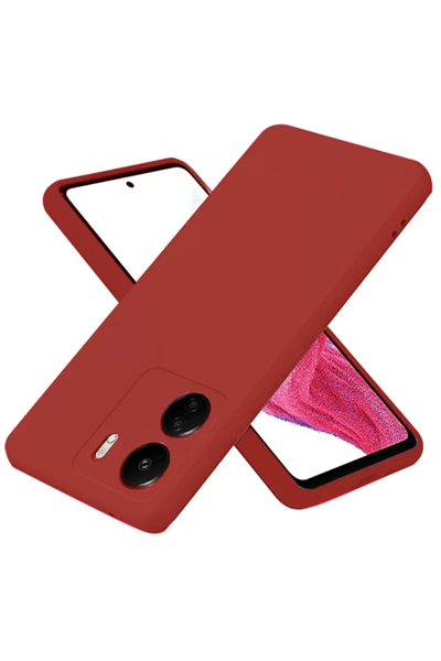 Xiaomi Redmi 13C Kılıf First Silikon - Bordo