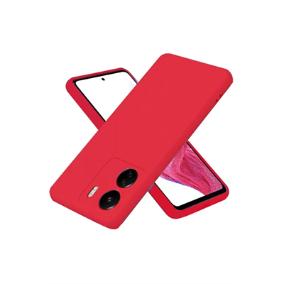 Xiaomi Redmi 13C Kılıf First Silikon - Kırmızı