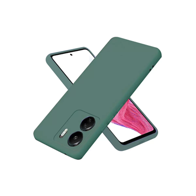Xiaomi Redmi 13C Kılıf First Silikon - Koyu Yeşil