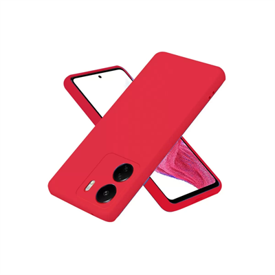 Xiaomi Redmi 13C Kılıf First Silikon - Kırmızı