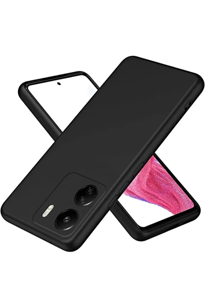 Xiaomi Redmi 13C Kılıf First Silikon - Siyah