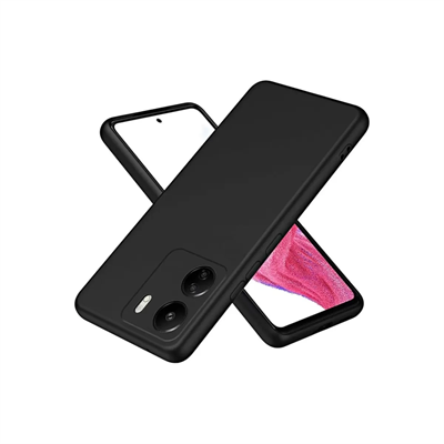 Xiaomi Redmi 13C Kılıf First Silikon - Siyah