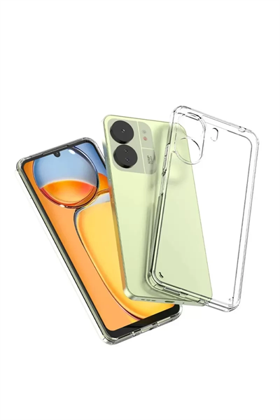 Xiaomi Redmi 13C Kılıf Lüx Şeffaf Silikon