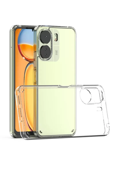 Xiaomi Redmi 13C Kılıf Lüx Şeffaf Silikon