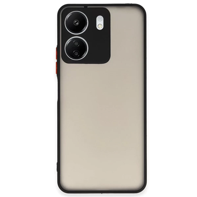 Xiaomi Redmi 13C Kılıf Montreal Silikon Kapak - Siyah