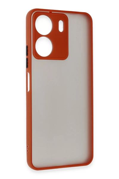 Xiaomi Redmi 13C Kılıf Montreal Silikon Kapak - Kırmızı