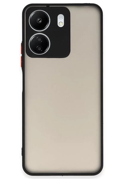 Xiaomi Redmi 13C Kılıf Montreal Silikon Kapak - Siyah