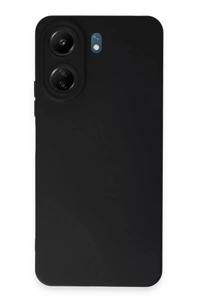 Xiaomi Redmi 13C Kılıf Nano içi Kadife Silikon - Siyah