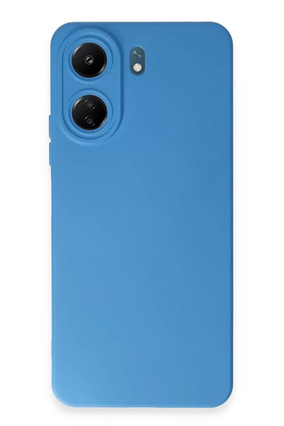 Xiaomi Redmi 13C Kılıf Nano içi Kadife Silikon - Mavi