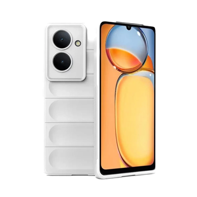 Xiaomi Redmi 13C Kılıf Optimum Silikon - Krem