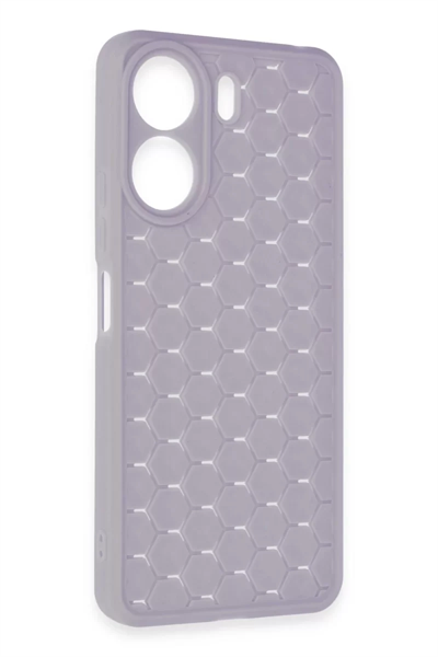 Xiaomi Redmi 13C Kılıf Petek Silikon Kapak - Lila
