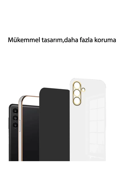 Xiaomi Redmi 13C Kılıf Volet Silikon - Beyaz