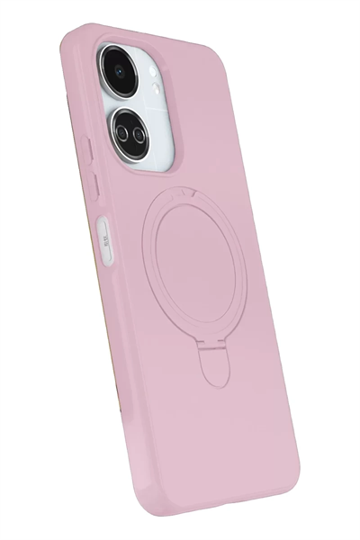 Xiaomi Redmi 13C Regal Magsafe Standlı Kapak - Açık Pembe