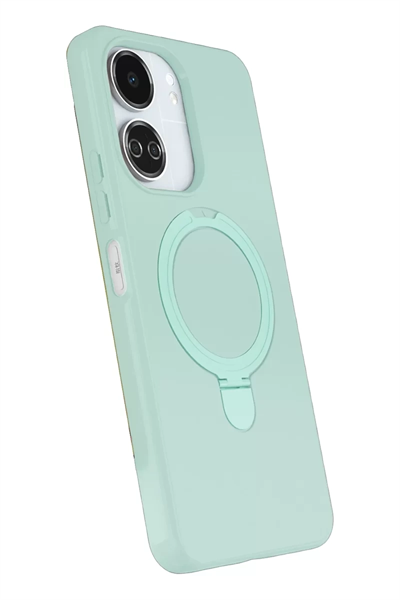 Xiaomi Redmi 13C Regal Magsafe Standlı Kapak - Su Yeşili
