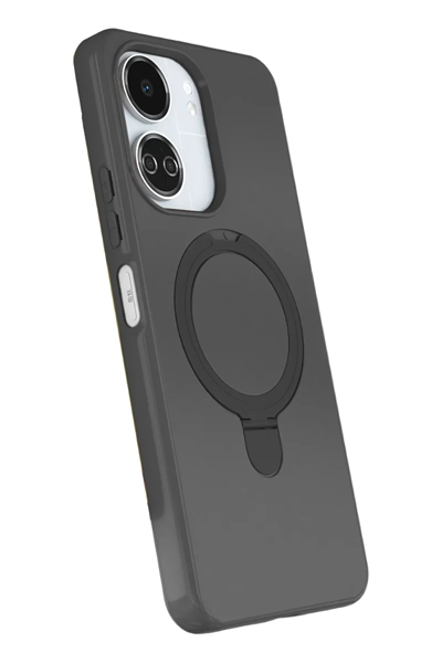 Xiaomi Redmi 13C Regal Magsafe Standlı Kapak - Titan Gri
