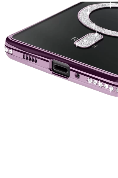 Xiaomi Redmi 14C Joke Simli Magneticsafe Kılıf - Derin Mor