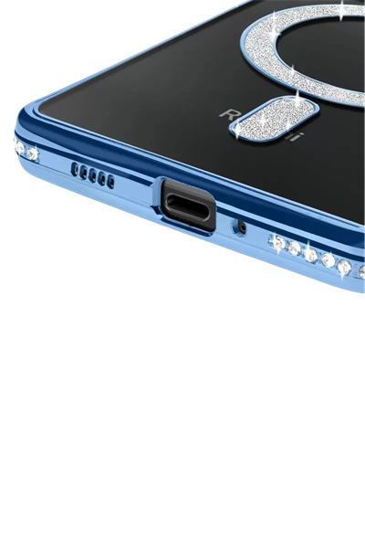 Xiaomi Redmi 14C Joke Simli Magneticsafe Kılıf - Mavi