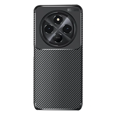 Xiaomi Redmi 14C Kılıf Auto Focus Karbon Kapak - Siyah