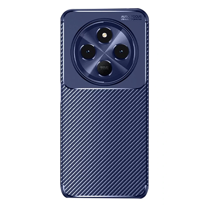 Xiaomi Redmi 14C Kılıf Auto Focus Karbon Kapak - Lacivert