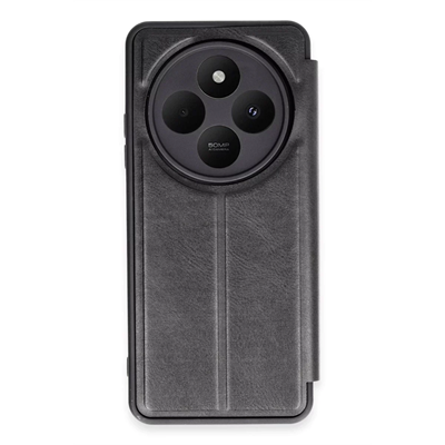 Xiaomi Redmi 14C Kılıf Flip Cover - Siyah