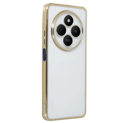Xiaomi Redmi 14C Kılıf Lensli Silikon - Gold