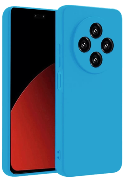 Xiaomi Redmi 14C Kılıf Nano içi Kadife Silikon - Mavi