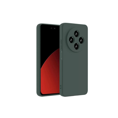 Xiaomi Redmi 14C Kılıf Nano içi Kadife Silikon - Koyu Yeşil