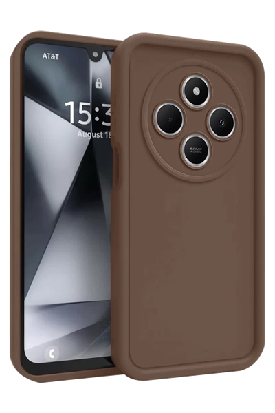 Xiaomi Redmi 14C Kılıf Viera Silikon - Kahverengi