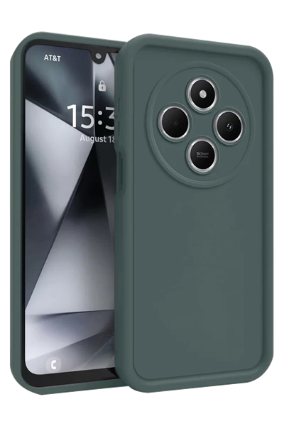 Xiaomi Redmi 14C Kılıf Viera Silikon - Koyu Yeşil