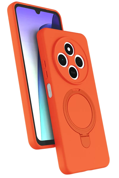 Xiaomi Redmi 14C Regal Magsafe Standlı Kapak - Turuncu