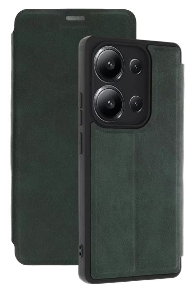 Xiaomi Redmi 15C 4G Flip Cover - Yeşil