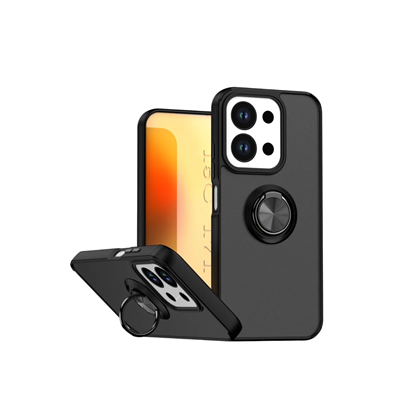 Xiaomi Redmi 15C 4G Montreal Yüzüklü Silikon Kapak - Siyah