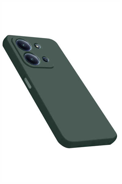 Xiaomi Redmi 15C 4G Nano içi Kadife Silikon - Koyu Yeşil