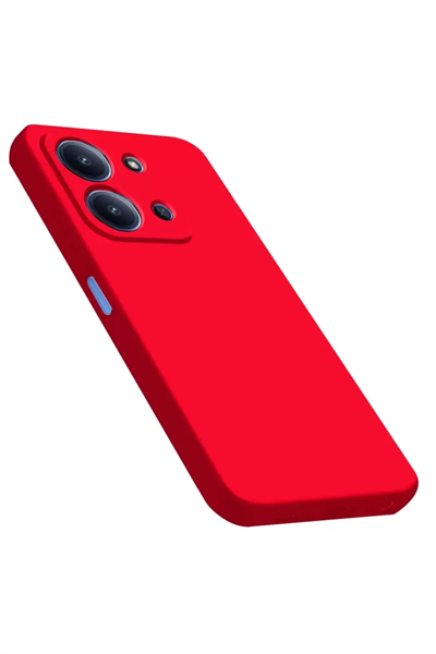 Xiaomi Redmi 15C 4G Nano içi Kadife Silikon - Kırmızı