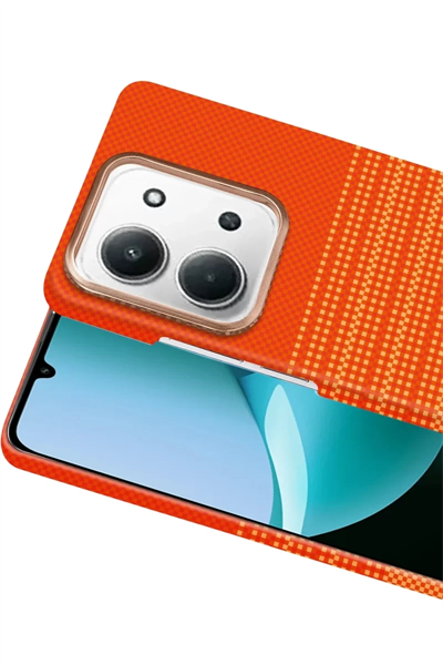 Xiaomi Redmi 15C 4G Vega Magsafe Kapak - Turuncu