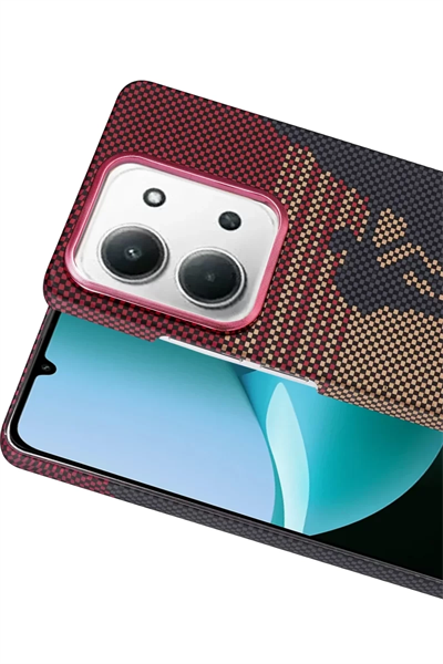 Xiaomi Redmi 15C 4G Vega Magsafe Kapak - Kırmızı