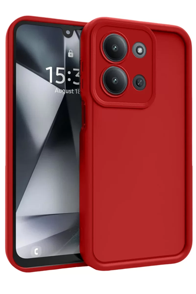 Xiaomi Redmi 15C 4G Viera Silikon - Kırmızı