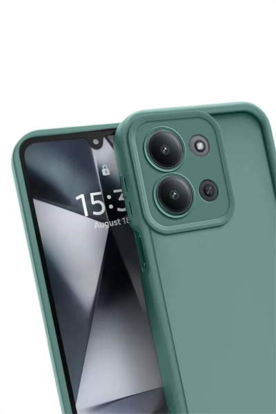 Xiaomi Redmi 15C 4G Viera Silikon - Koyu Yeşil