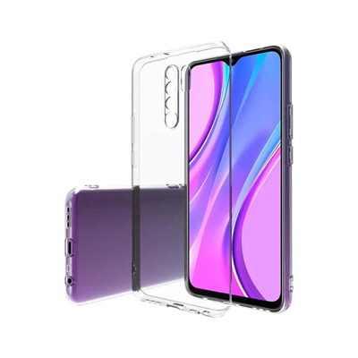 Xiaomi Redmi 9 Kılıf Lüx Şeffaf Silikon - Şeffaf