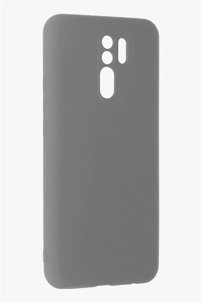 Xiaomi Redmi 9 Kılıf Nano içi Kadife Silikon - Gri
