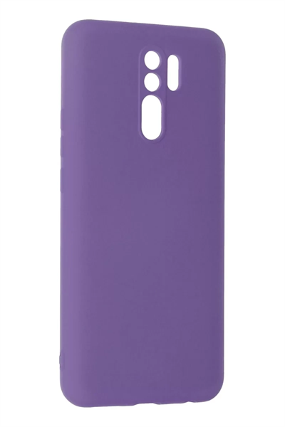 Xiaomi Redmi 9 Kılıf Nano içi Kadife Silikon - Mor