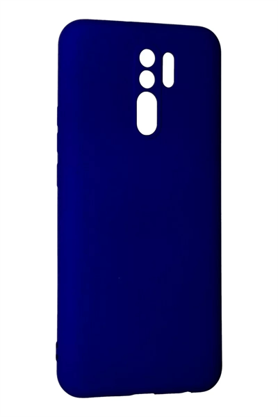 Xiaomi Redmi 9 Kılıf Nano içi Kadife Silikon - Lacivert